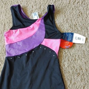 Girl's freestyle danskin dance unitard medium 7/8
